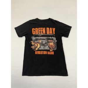Green Day Revolution Radio Black T Shirt Band Tee Size Small No Tag